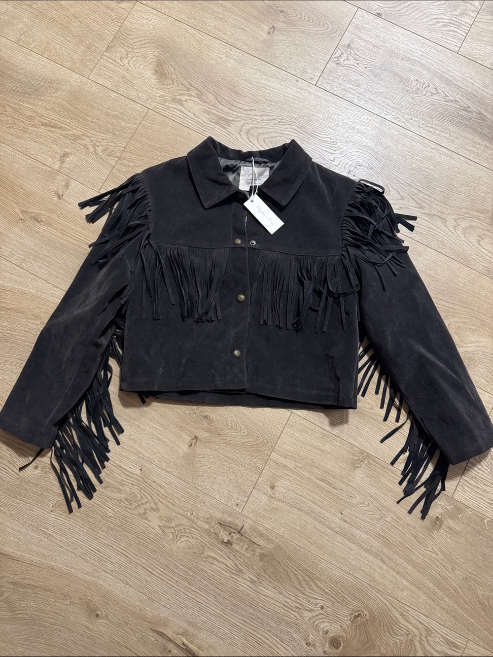 Rylee + Cru charcoal fringe 10-12y NWT 2 available